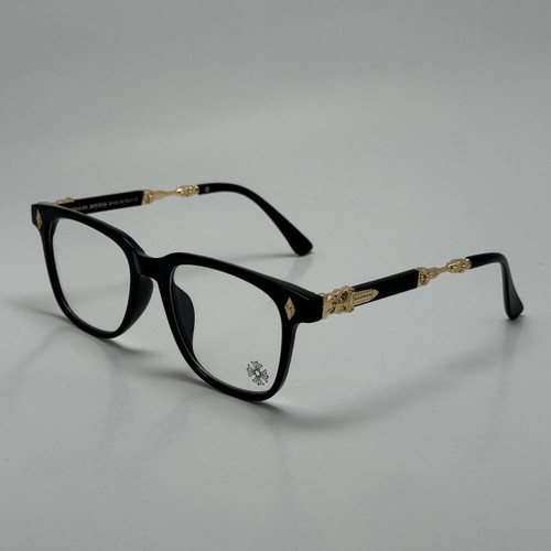عینک بلوکات کروم هارتز مشکی طلایی Chrome Hearts 2272 - کیفیت مستر (ارسال رایگان)