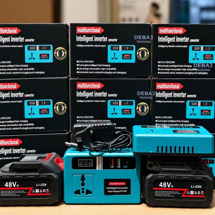 اینورتر شارژی چندمنظوره ( وارداتی ) مدل intelligent inverter converter دارای چراغ قوه ایکس