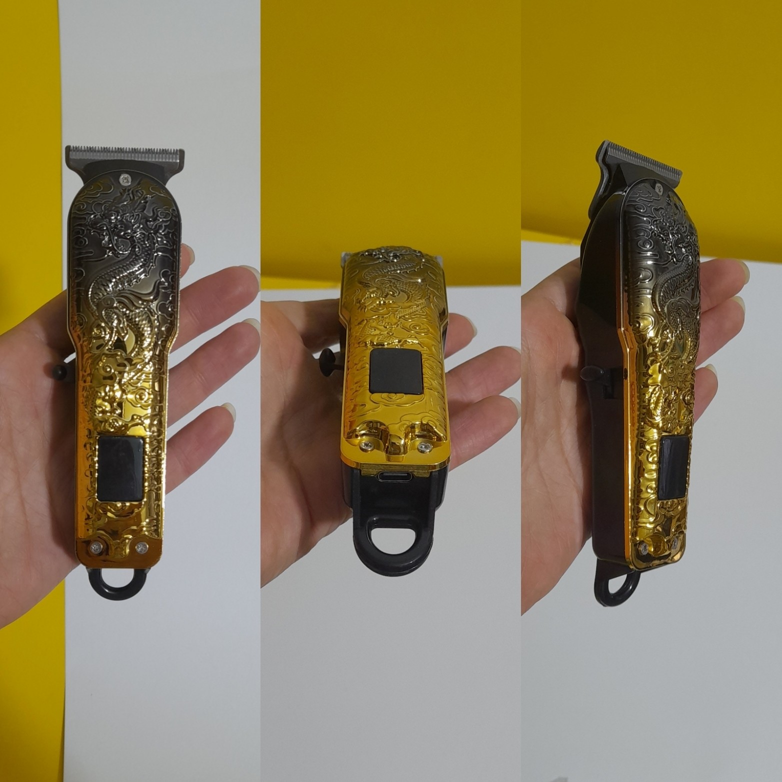 ماشین اصلاح ریش تراش حرفه ای Lt-809 آرایشگری - نمایشگر دار - تیغه سرامیکی - طراحی جذاب ایکس