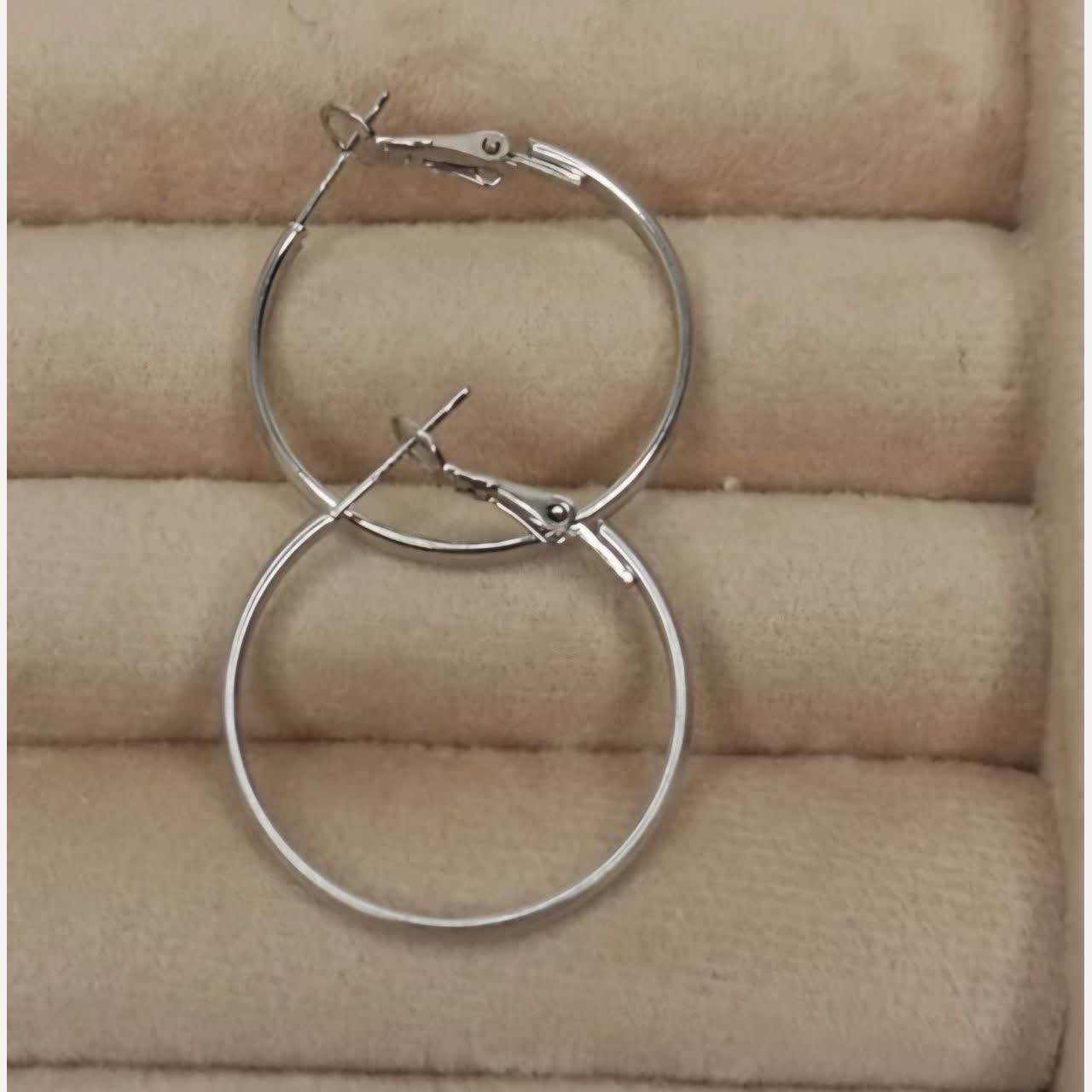 گوشواره حلقه ای استیل و ضد حساسیت گالری هیما