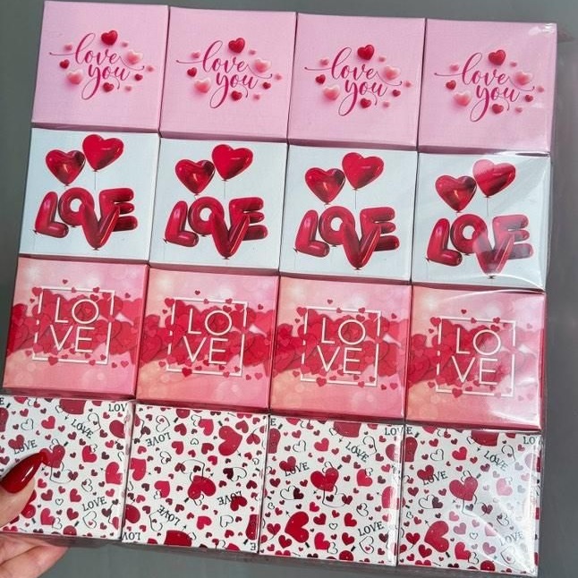 جعبه کادو طرح عاشقانه