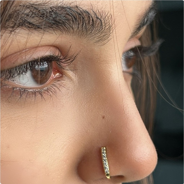پیرسینگ فیک بینی جنس استیل درجه یک